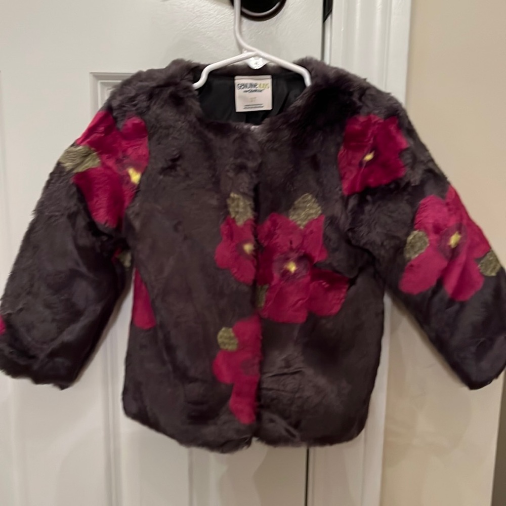 Faux fur coat
